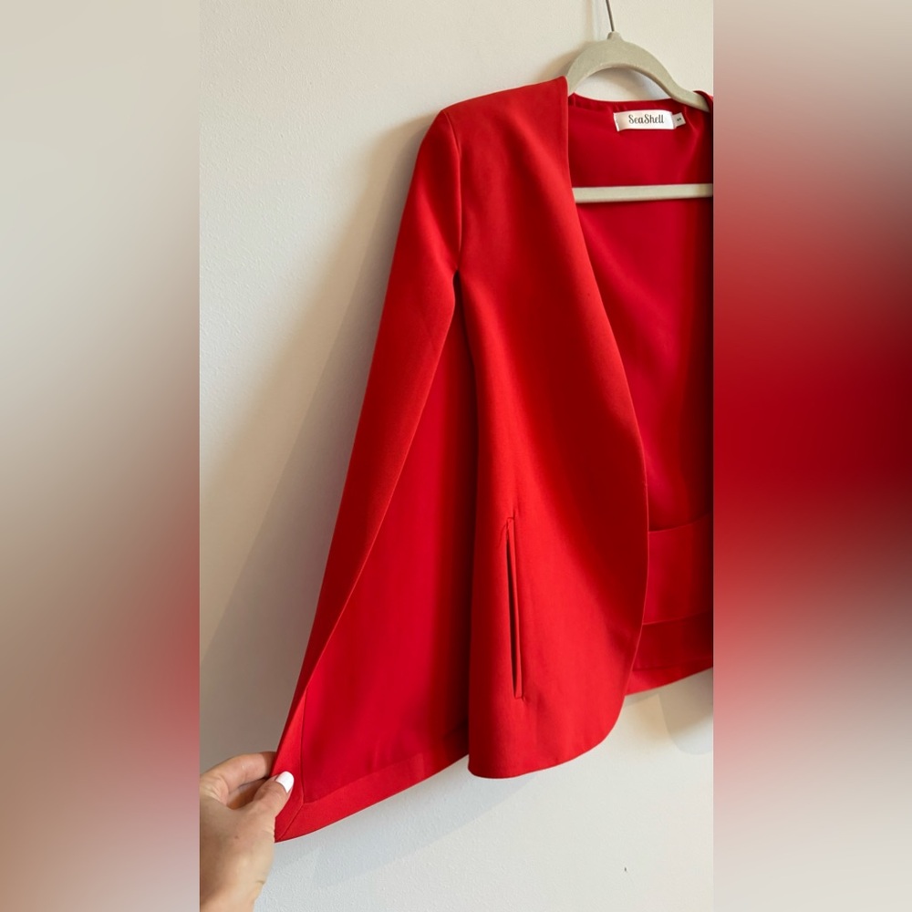 Red Jacket, With Opened Sleeves. S - image 2